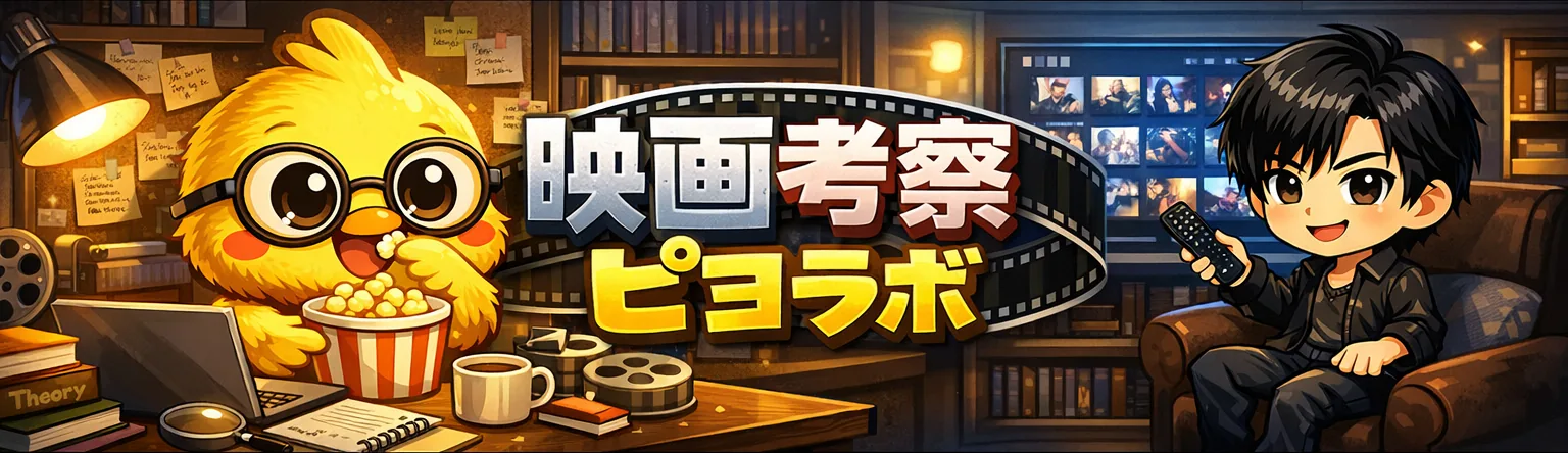 映画考察ピヨラボ ヘッダーイラスト